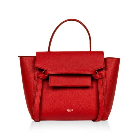 celine nano belt bag red|celine belt bag size chart.